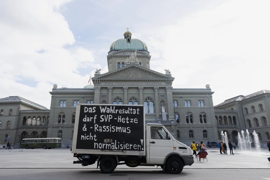 Wahlsonntag Medienbilder