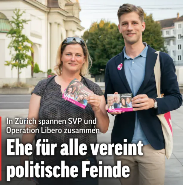 Ehe für alle Kampagne von Operation Libero